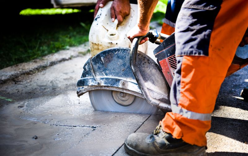 Concrete Cutting Equipment in Action